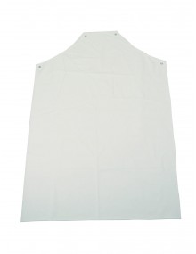 Pack of 10 PVC aprons white Food Industry